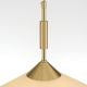 Iluminat interior - Lustra, Pendul realizat manual ARTDESIGN 40cm, alama mat/ champagne