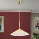 Iluminat interior - Lustra, Pendul realizat manual ARTDESIGN 40cm, alama mat/ champagne
