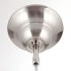 Iluminat interior - Lustra, Pendul realizat manual ARTDESIGN 40cm, crom satinat/ alb opac
