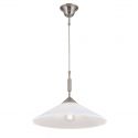 Lustra, Pendul realizat manual ARTDESIGN 40cm, crom satinat/ alb opac