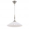 Lustra, Pendul realizat manual ARTDESIGN 40cm, crom satinat/ alb opac