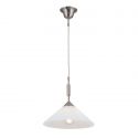 Lustra, Pendul realizat manual ARTDESIGN 30cm, crom satinat/ alb opac