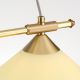 Iluminat interior - Lustra, Pendul realizat manual ARTDESIGN 2L, alama mat/ champagne