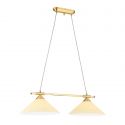 Lustra, Pendul realizat manual ARTDESIGN 2L, alama mat/ champagne