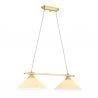 Lustra, Pendul realizat manual ARTDESIGN 2L, alama mat/ champagne