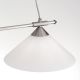 Iluminat interior - Lustra, Pendul realizat manual ARTDESIGN 2L, crom satinat/ alb opac