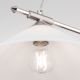 Iluminat interior - Lustra, Pendul realizat manual ARTDESIGN 2L, crom satinat/ alb opac