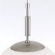Iluminat interior - Lustra, Pendul realizat manual ARTDESIGN 25cm, crom satinat/ alb opac