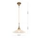 Iluminat interior - Lustra, Pendul realizat manual design rustic ARTDESIGN, patina/ champagne