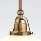 Iluminat interior - Lustra, Pendul realizat manual design rustic ARTDESIGN, patina/ champagne