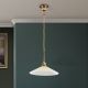 Iluminat interior - Lustra, Pendul realizat manual design rustic ARTDESIGN, patina/ champagne