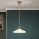 Iluminat interior - Lustra, Pendul realizat manual design rustic ARTDESIGN, patina/ champagne