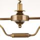 Iluminat interior - Lustra realizata manual design rustic ARTDESIGN, patina/ champagne