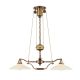 Iluminat interior - Lustra realizata manual design rustic ARTDESIGN, patina/ champagne