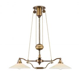Lustra realizata manual design rustic ARTDESIGN, patina/ champagne