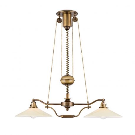 Iluminat interior - Lustra realizata manual design rustic ARTDESIGN, patina/ champagne