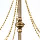 Candelabre, Lustre - Lustra realizata manual design rustic ARTDESIGN 5L, patina/ champagne