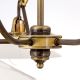Candelabre, Lustre - Lustra realizata manual design rustic ARTDESIGN 5L, patina/ champagne