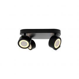 Plafoniere - Plafoniera LED cu 4 spoturi, design modern, 3-Step MOODMAKER, Clyde 4 negru