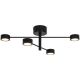 Lustre aplicate - Lustra LED cu 4 spoturi, design modern, 3-Step MOODMAKER, Clyde 4 negru