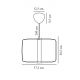 Pendule, Lustre suspendate - Lustra stil modern Japandi Cardine 35