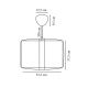 Pendule, Lustre suspendate - Lustra stil modern Japandi Cardine 50