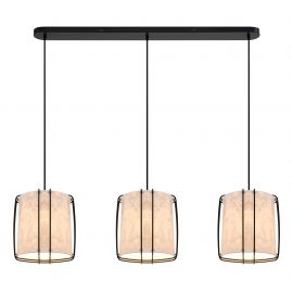 Pendule, Lustre suspendate - Lustra cu 3 pendule stil modern Japandi Cardine