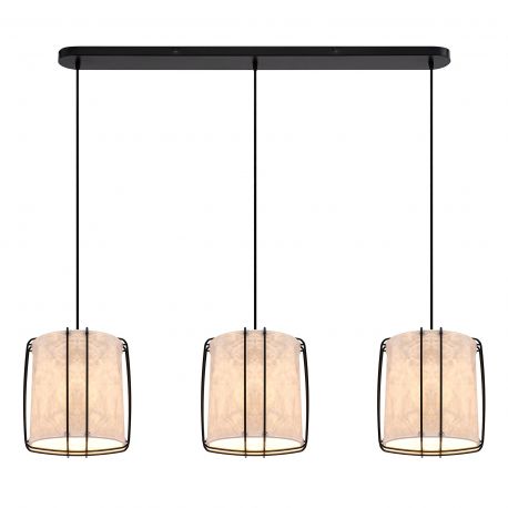 Pendule, Lustre suspendate - Lustra cu 3 pendule stil modern Japandi Cardine