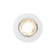 Spoturi tavan fals - Set de 5 spoturi incastrabile directionabile cu bec GU10 2700K Canis alb