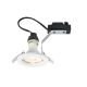 Spoturi tavan fals - Set de 5 spoturi incastrabile directionabile cu bec GU10 2700K Canis alb