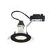 Spoturi tavan fals - Set de 3 spoturi incastrabile directionabile cu bec GU10 4000K Canis negru
