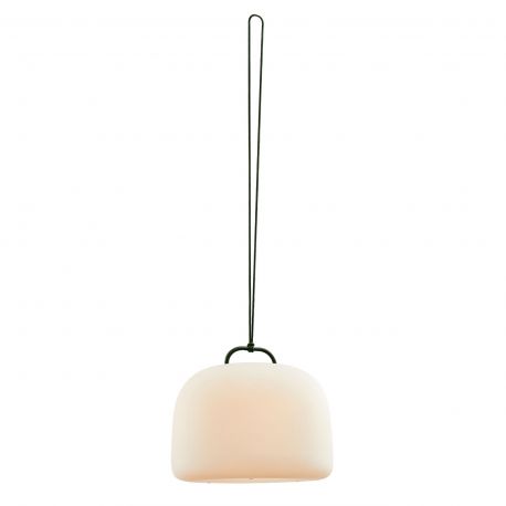 Lampi decorative si solare - Lampa LED portabila de exterior design nordic IP65 Kettle To-Go Battery green