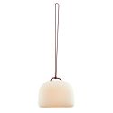 Lampa LED portabila de exterior design nordic IP65 Kettle To-Go Battery red