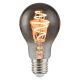 Becuri E27 - Bec E27 Deco Spiral A60 Smoked Dimabil
