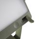 Lampi decorative si solare - Lampa solara LED portabila IP44 Saulio verde maslina