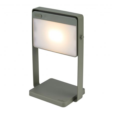 Lampi decorative si solare - Lampa solara LED portabila IP44 Saulio verde maslina