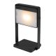 Lampi decorative si solare - Lampa solara LED portabila IP44 Saulio negru