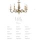 Candelabre, Lustre - Candelabru 5 brate clasic LUX realizat manual Willy