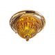Plafoniera clasica LUX realizata manual Amber 48cm
