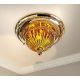 Plafoniere - Plafoniera clasica LUX realizata manual Amber 48cm