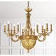 Candelabre, Lustre - Candelabru clasic LUX realizat manual Amber
