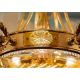 Corpuri de iluminat Lustre pentru casa scarii - Candelabru XL clasic LUX realizat manual Amber
