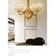 Corpuri de iluminat Lustre pentru casa scarii - Candelabru XL clasic LUX realizat manual Amber