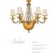 Candelabre, Lustre - Candelabru cu 6 brate clasic LUX realizat manual Amber