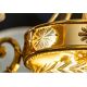 Candelabre, Lustre - Candelabru cu 3 brate clasic LUX realizat manual Amber