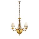 Candelabru cu 3 brate clasic LUX realizat manual Amber