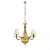 Candelabru cu 3 brate clasic LUX realizat manual Amber