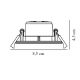 Spoturi tavan fals - Spot LED incastrabil cu protectie IP65 Siege alb
