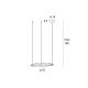 Pendule, Lustre suspendate - Lustra design inelar LED Cayenne 60cm
