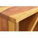 Masute Living - Raft pentru sticle vin/ Masuta laterala CUBUS 40cm sheesham